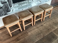 Hutten - lage kruk (4x) - afbeelding 2 van  5