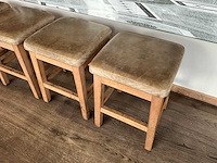 Hutten - lage kruk (4x) - afbeelding 4 van  5