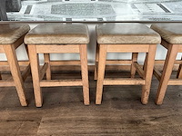 Hutten - lage kruk (4x) - afbeelding 5 van  5