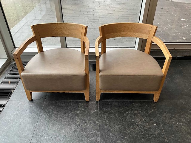 Hutten - loungestoel (2x) - afbeelding 1 van  4