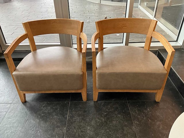 Hutten - loungestoel (2x) - afbeelding 1 van  4