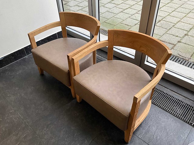 Hutten - loungestoel (2x) - afbeelding 1 van  4