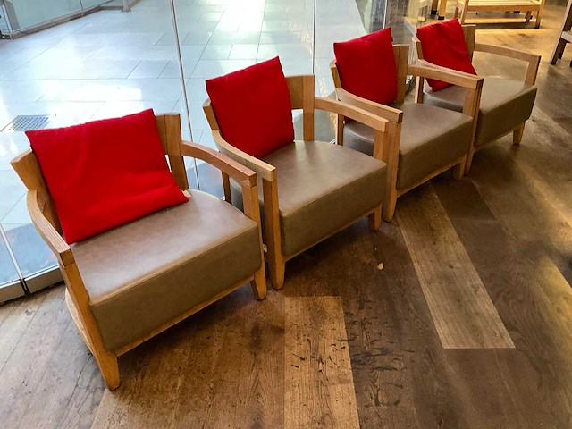 Hutten - loungestoel (4x) - afbeelding 1 van  9