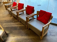 Hutten - loungestoel (4x) - afbeelding 9 van  9