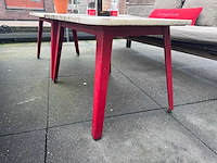 Hutten - marmeren terrastafel (2x) - afbeelding 3 van  3