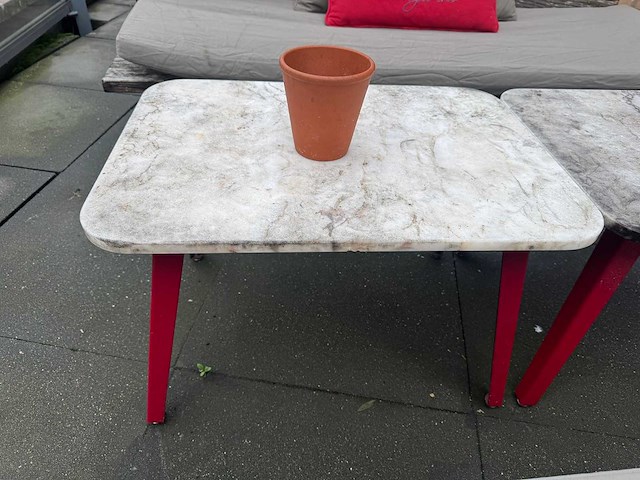 Hutten - marmeren terrastafel - afbeelding 2 van  3