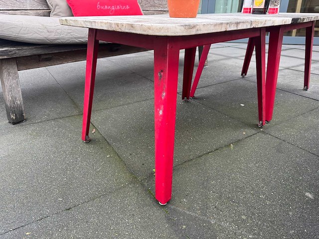 Hutten - marmeren terrastafel - afbeelding 3 van  3