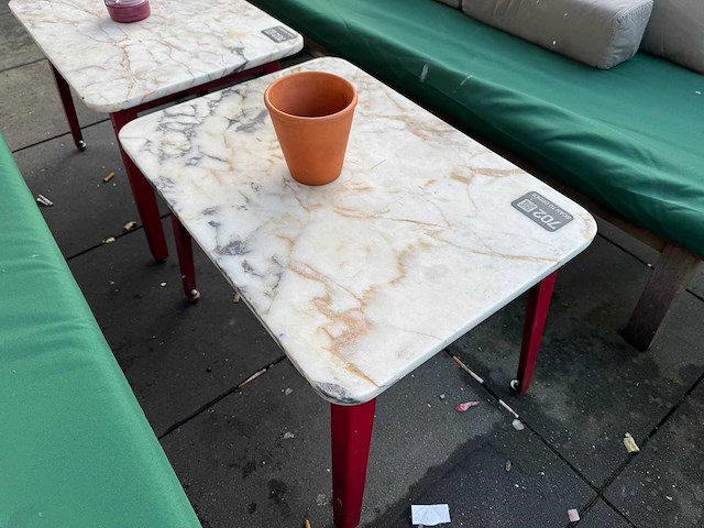 Hutten - marmeren terrastafel - afbeelding 3 van  4