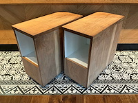 Hutten - mobiel houten servicemeubel (2x) - afbeelding 1 van  4