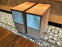 Hutten - mobiel houten servicemeubel (2x) - afbeelding 2 van  4