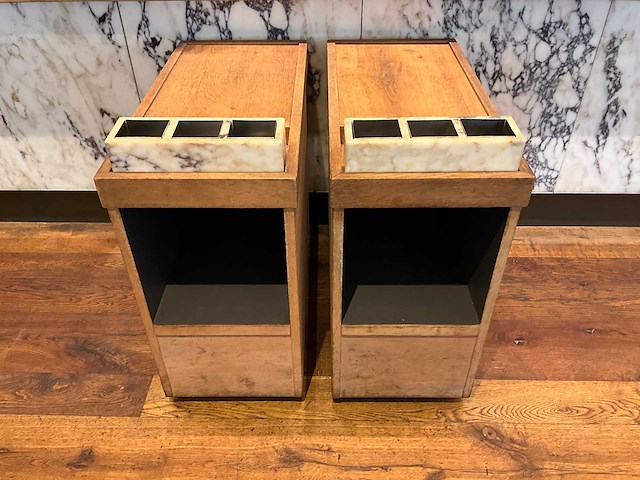 Hutten - mobiel houten servicemeubel (2x) - afbeelding 2 van  6