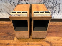 Hutten - mobiel houten servicemeubel (2x) - afbeelding 2 van  6