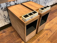 Hutten - mobiel houten servicemeubel (2x) - afbeelding 3 van  6