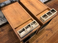 Hutten - mobiel houten servicemeubel (2x) - afbeelding 5 van  6