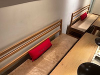 Hutten - restaurantbank (2x) - afbeelding 1 van  4