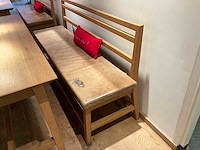 Hutten - restaurantbank (2x) - afbeelding 3 van  4