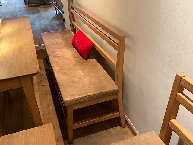 Hutten - restaurantbank (2x) - afbeelding 4 van  4