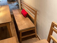 Hutten - restaurantbank (2x) - afbeelding 4 van  4