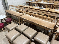 Hutten - restaurantbank (2x) - afbeelding 1 van  9