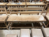 Hutten - restaurantbank (2x) - afbeelding 2 van  9