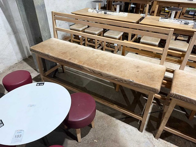 Hutten - restaurantbank (2x) - afbeelding 3 van  9