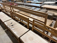 Hutten - restaurantbank (2x) - afbeelding 8 van  9