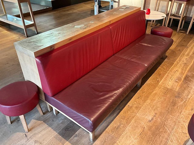 Hutten - restaurantbank met opbergruimte - afbeelding 1 van  5