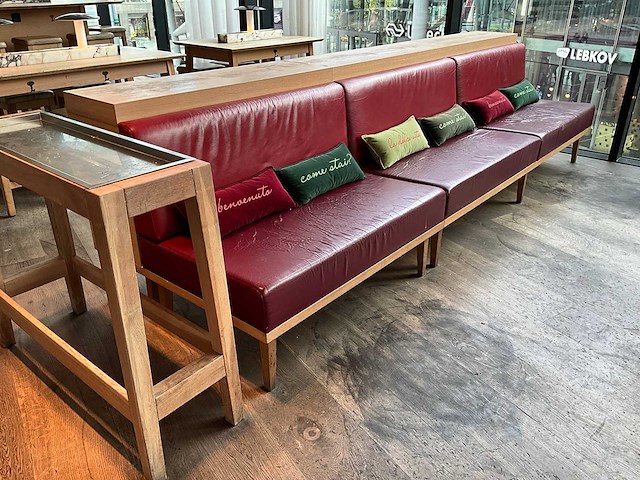 Hutten - restaurantbank met opbergruimte - afbeelding 1 van  5