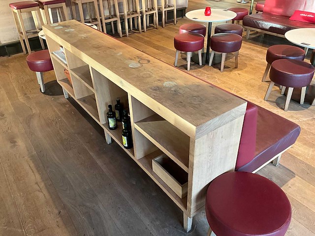 Hutten - restaurantbank met opbergruimte - afbeelding 4 van  5