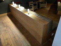 Hutten - restaurantbank met verlichting - afbeelding 4 van  5