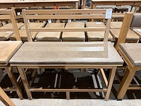 Hutten - restaurantbank - afbeelding 2 van  5