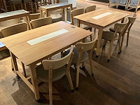 Hutten - restauranttafel (2x) - afbeelding 1 van  5