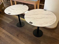 Hutten - restauranttafel ø 80 cm (2x) - afbeelding 1 van  5