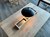 Hutten - restauranttafel met marmeren opbouw en verlichting - afbeelding 5 van  5