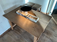 Hutten - restauranttafel met marmeren opbouw & verlichting - afbeelding 4 van  4
