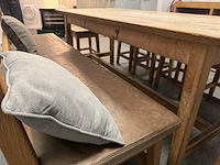 Hutten - tafel met bank en 5 krukken - afbeelding 7 van  7