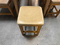 Hutten - tafel met bank en 5 krukken - afbeelding 6 van  7