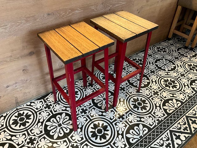 Hutten - terras barkruk (4x) - afbeelding 1 van  7