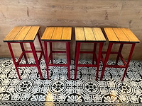 Hutten - terras barkruk (4x) - afbeelding 1 van  7