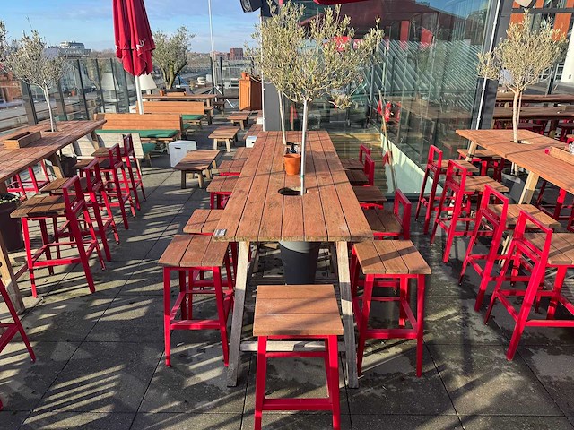 Hutten - terras barkruk (6x) - afbeelding 3 van  4