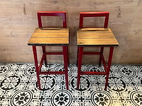 Hutten - terras barkruk met rugleuning (6x) - afbeelding 4 van  9