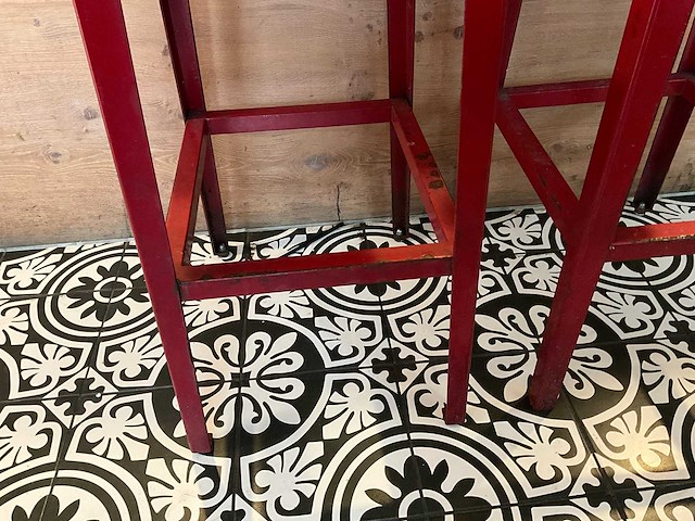 Hutten - terras barkruk met rugleuning (6x) - afbeelding 9 van  9