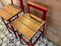 Hutten - terras barkruk met rugleuning (8x) - afbeelding 5 van  9