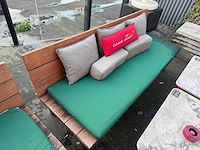 Hutten - terrasbank met kussens (2x) - afbeelding 2 van  6