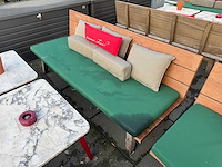 Hutten - terrasbank met kussens (2x) - afbeelding 3 van  6