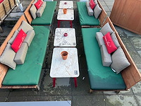 Hutten - terrasbank met kussens (2x) - afbeelding 4 van  6