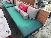 Hutten - terrasbank met kussens (2x) - afbeelding 5 van  6