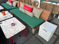 Hutten - terrasbank met kussens - afbeelding 1 van  4