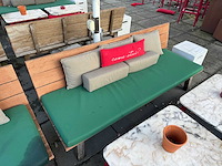 Hutten - terrasbank met kussens - afbeelding 3 van  4