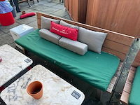 Hutten - terrasbank met kussens - afbeelding 3 van  4